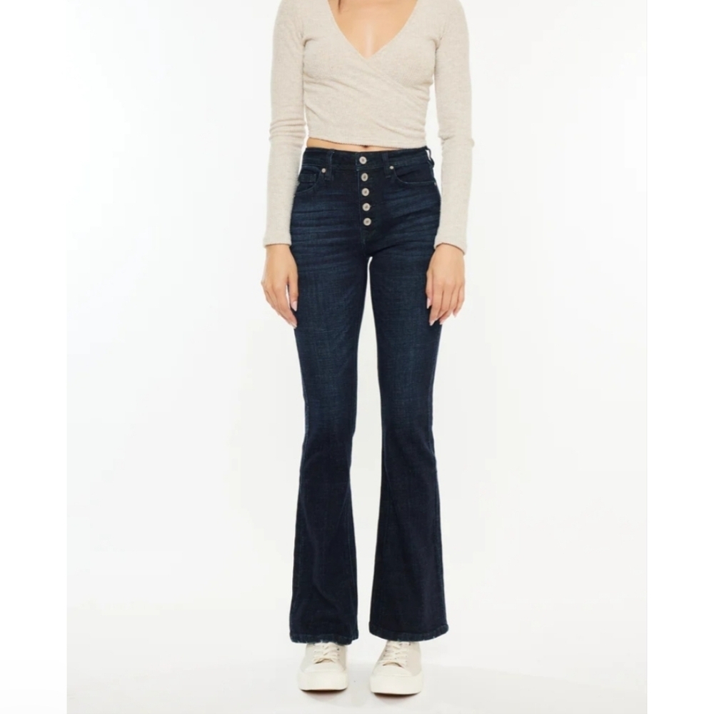 Kancan Blaire High Rise Bootcut Jeans (Petite) Size 26 X 31 - Picture 8 of 8